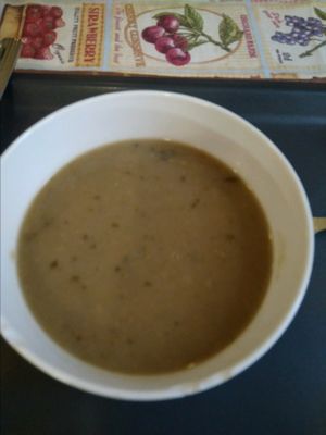 soup at Edeni Vegan in Budapest