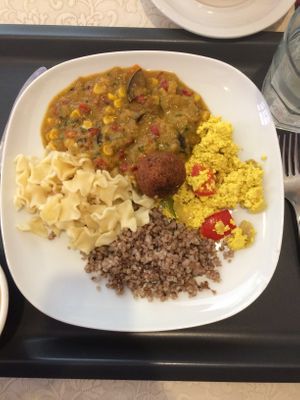 Assiette mixte  at Edeni Vegan in Budapest