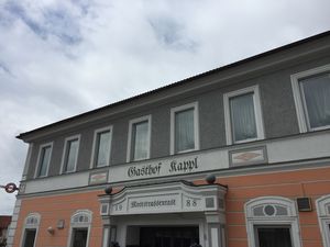 Entrance at Gasthaus Kappl in Biberbach