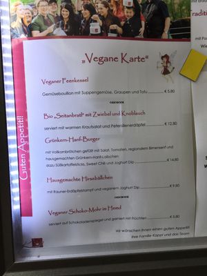 Soup - 3 Main Dishes - Desert at Gasthaus Kappl in Biberbach