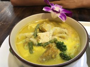 Green Curry 💚  at Soul Organics in Koh Phangan