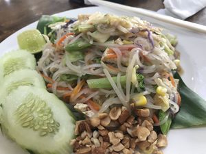 Pad Thai  at Soul Organics in Koh Phangan