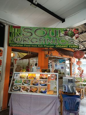 Stand front view at Soul Organics in Koh Phangan