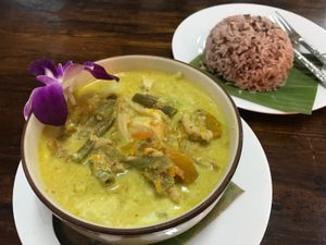 Green Curry  at Soul Organics in Koh Phangan