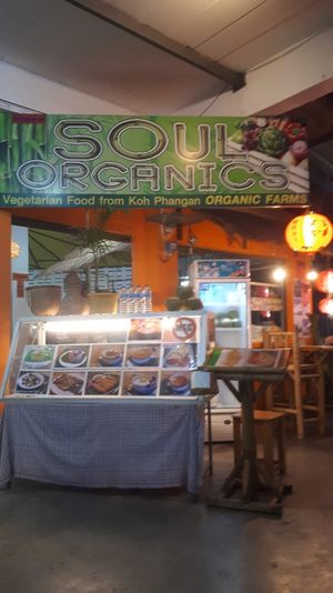 Restaurant at Soul Organics in Koh Phangan