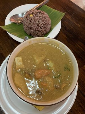 Massaman curry at Soul Organics in Koh Phangan