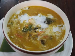 Green curry at Soul Organics in Koh Phangan