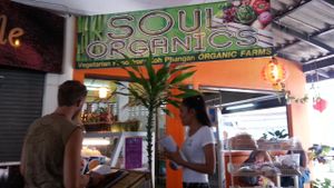 soul organics signage at Soul Organics in Koh Phangan