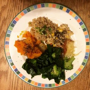 Delicious lunch! at Kushi Institute in Becket