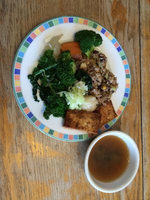 Wonderful Lunch! Call for daily menu.  at Kushi Institute in Becket