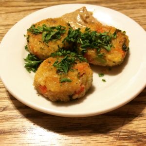 Leftovers from the cooking classes! at Kushi Institute in Becket