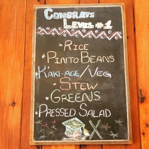 menu at Kushi Institute in Becket