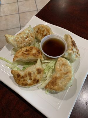 potstickers at Teapot Vegetarian House in Redmond