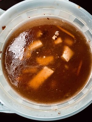 Hot and Sour soup at Teapot Vegetarian House in Redmond