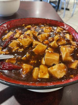 Mapo tofu  at Teapot Vegetarian House in Redmond