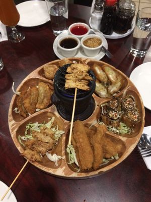 Bo bo platter - big portion size, good for sharing at Teapot Vegetarian House in Redmond