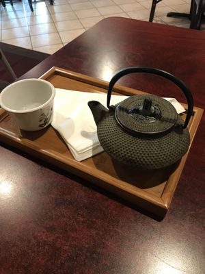 Jasmine green tea at Teapot Vegetarian House in Redmond