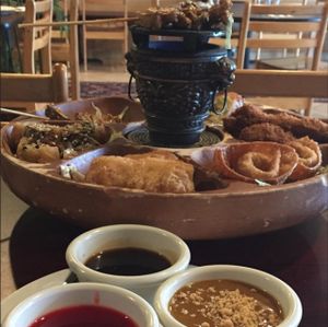 We adore this restaurant. YUM! :-D We try and go as often as we can. at Teapot Vegetarian House in Redmond