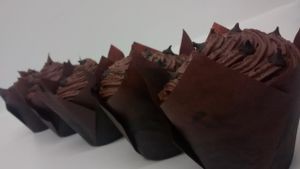 Death by Chocolate Muffins (Vegan)  at Roots Cafe - Pop-up in Lampeter