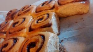 Cinnamon swirls (vegan)  at Roots Cafe - Pop-up in Lampeter