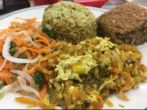 menu del día at Cocina Vegetariana in Bogota