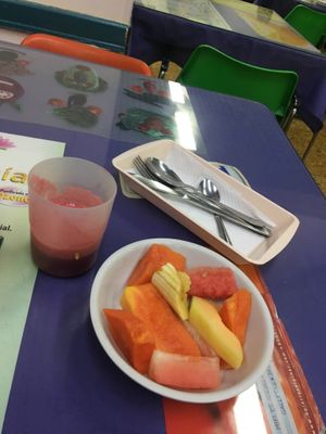 Frutas at Cocina Vegetariana in Bogota