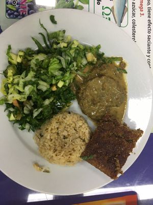 Mayor entrada at Cocina Vegetariana in Bogota