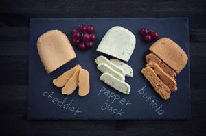 Almond or Soy Milk Vegan Cheese. They slice, shred and melt like real cheese! at Belly Full Of Veggies in Dartmouth