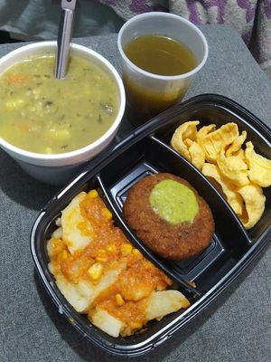 Plato especial del día at Veggie Paprika Rice in Bogota