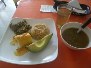 Day dish at Veggie Paprika Rice in Bogota