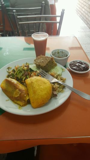 Bandeja vegana ♡  at Jengibre in Bogota