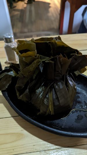 Tamale at Nativa in Bogota