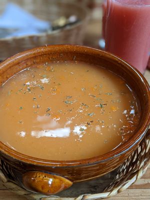 Soup of the day at Nativa in Bogota