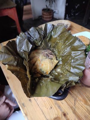 Tamale at Nativa in Bogota