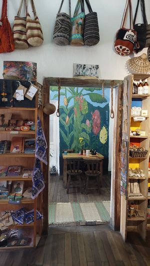 Shop and restaurant at Nativa in Bogota