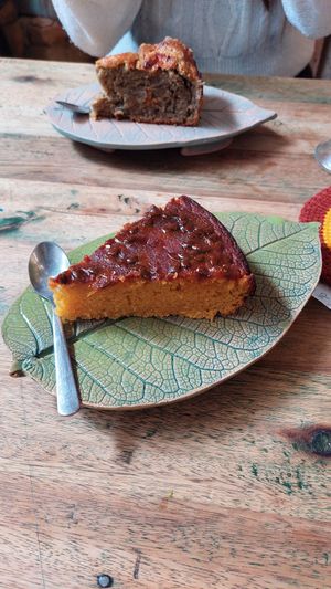 Torta de maracuya at Nativa in Bogota