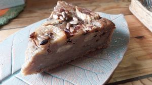 Banana cake at Nativa in Bogota