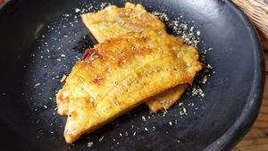 Patacones at Nativa in Bogota