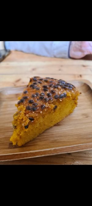 Maracuja Cake at Nativa in Bogota