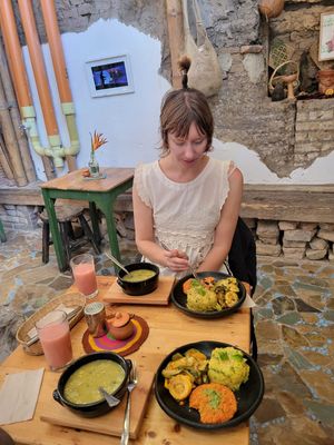 Daily special came with all this! Great price and filling. at Nativa in Bogota