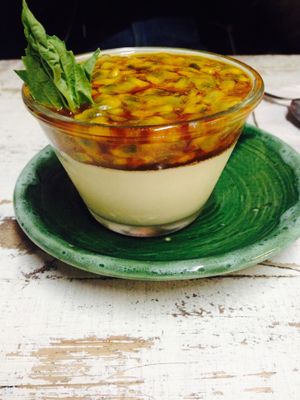 Maracujá cheesecake at Nativa in Bogota