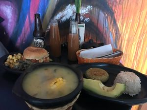 Vegan ajiaco!  at Nativa in Bogota