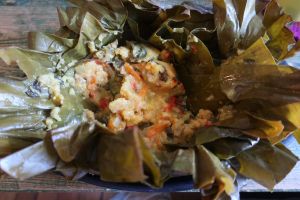 Tamale at Nativa in Bogota