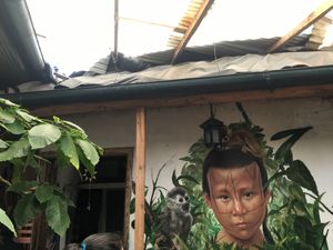 Beautiful painting  at Nativa in Bogota