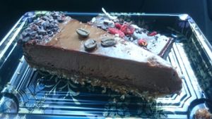 Raw vegan treats  at Ravens Coffee in Denmark