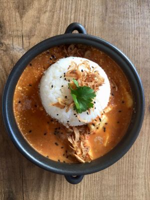 Curry at Ravens Coffee in Denmark