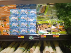 Plant based eggroll wraps and wonton wraps, tofu at Real Value in Morne Rouge