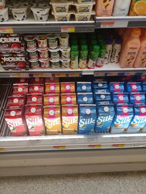 Silk plant milk at Real Value in Morne Rouge