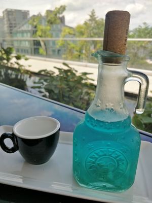 hawaiian blue at Joie Restaurant in Central Singapore