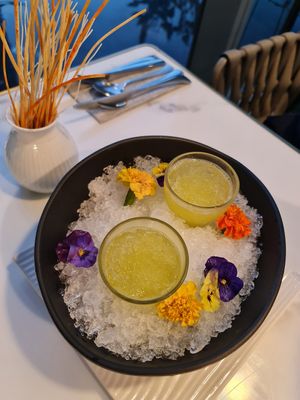 Appetiser drink ~ 5/9/22 at Joie Restaurant in Central Singapore